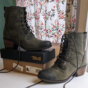 Teva Anaya Lace-Up Boots - Waterproof, Leather, Women's size 9